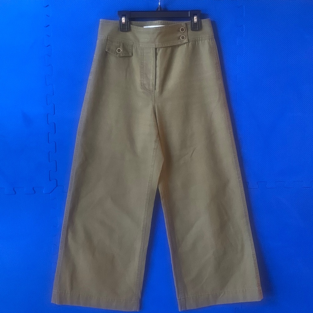 Veronica Beard Wide Leg Ankle Pant